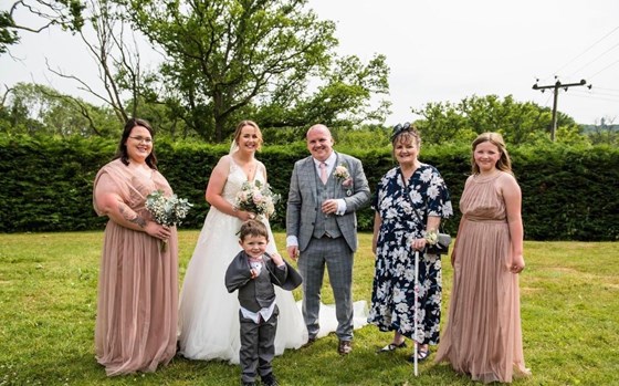 Mum at my wedding 