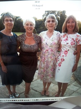 Happy memories Margaret, Gillian, Maureen and Janet - 25th July 2014