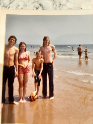 All together for summer holiday.  Fond memories big brother.