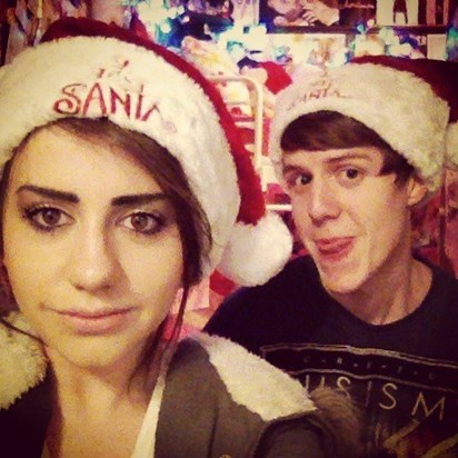 Nathan & Olivia on christmas day♥