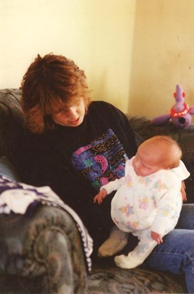 Nathan with Auntie Mitzi♥