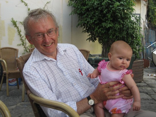 Bill with a very young Rosalia (his granddaughter).