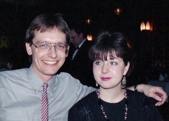 Roger and Galina - Chinese Restaurant Moscow February 1989