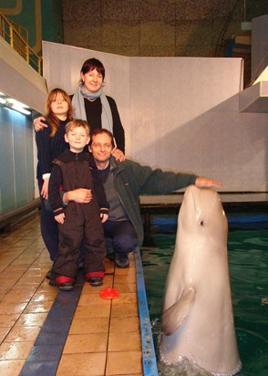 Galina Roger Katy and Michael at Moscow Aquarium 