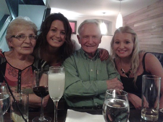 Mum, Naomi, Dad & Sally 2013