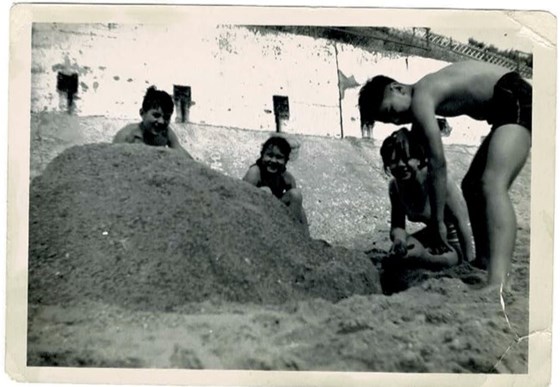 Remembering lovely family holidays with Mum and Dad. L-R: John, Anne, Pat, Peter