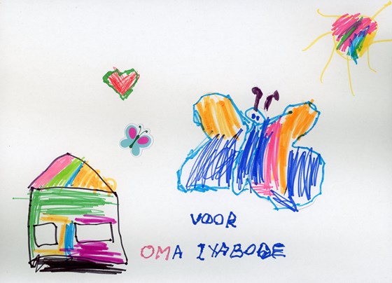 drawing from Ace for Oma(Grandma) Iyabode 