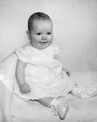 Marjorie Coeyman Kehe at 5 months old