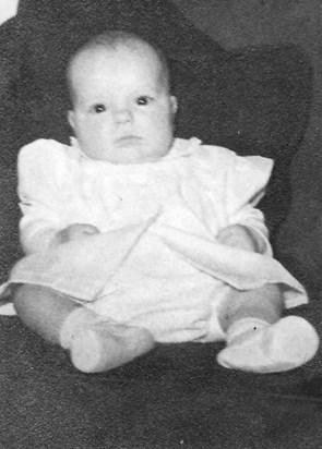 Marjorie Coeyman Kehe as a baby