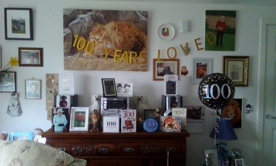 Wrinkley.s 100th birthday