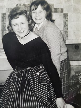 Auntie Wendy and her little sister Pauline