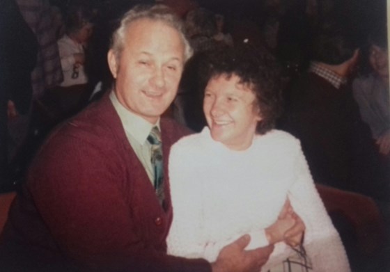 Mom & Dad enjoying a family night out at the local Shelfield club.