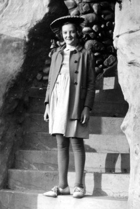 Therese Bernuy @ St. Boniface Grotto, September 1942