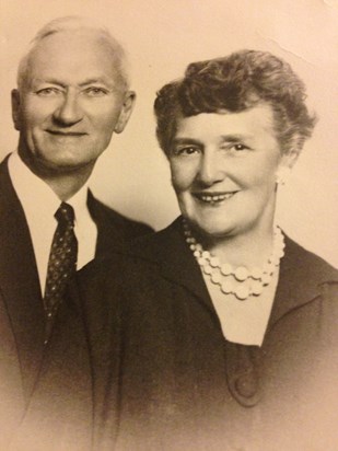 Thérèse's parents - Juliette et Jean Bernuy 1948