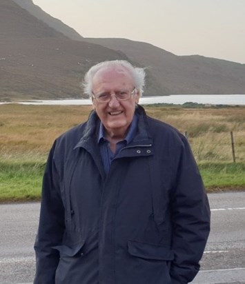 Colin enjoying one of much loved trips to Scotland