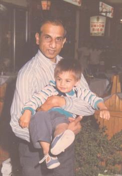 Hassen and his son (1984)