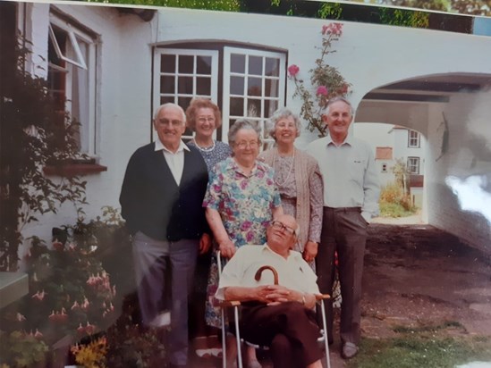 Grandma and Grandad, Mabs, Percy, Eleanor, and Charles