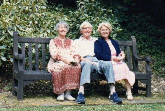 Mary with beloved sister Ethel and Alan