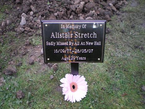 In memory of Alistair