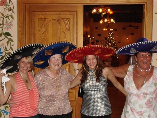 The Four Amigos - Mexico 2006 (Julie, Kath, Emma and Sue)