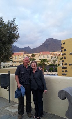 With Paul, Tenerife 2012