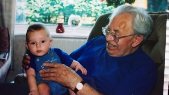 Dad with his grandson