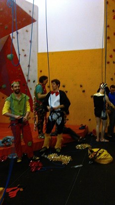 Embracing fancy dress climbing the following year! Ajeeta