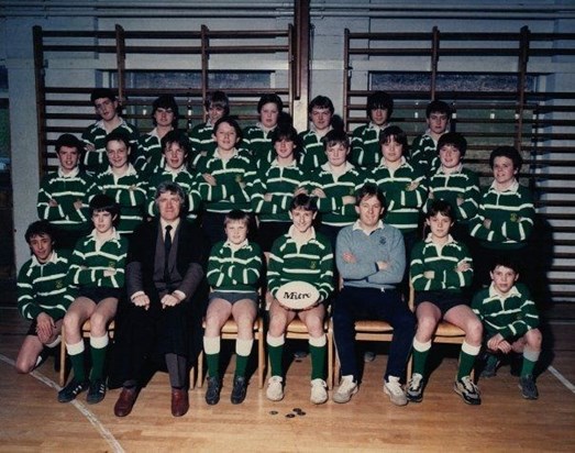 Phillip in Ton Comp rugby team photo