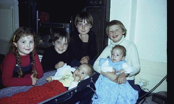 Christmas 1981…..Amongst the first six cousins, Lisa and Mike who adored each other.  
