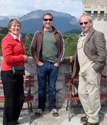 Ann,Rob and Dom in Annecy 