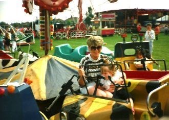 Mum & Me at the fair - 1992...x