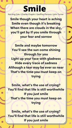 Smile Lyrics