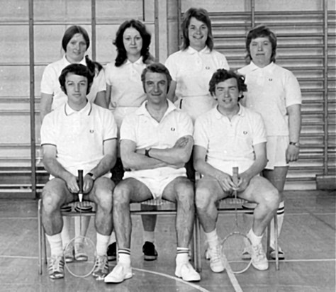 Glamorgan College of Education - Badminton team 1972-73