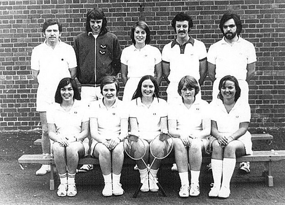 Glamorgan College of Education - Badminton team 1973-74