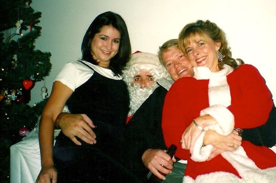 Rick, Donna, Ray and Liz at Christmas time