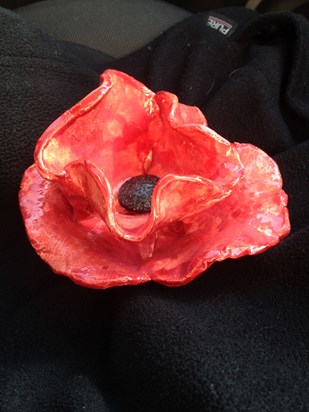 Not all heros fell in the wars....nik was home grown. Xxpoppy made in her honour..