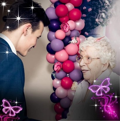 Dean...wooing his great nan..2020