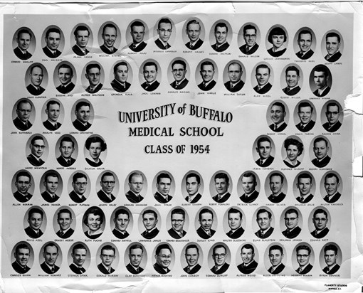 Dad's medical school class - 1954