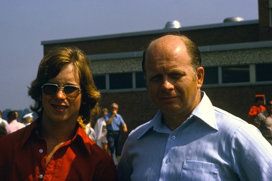 Dad at Tom's high school graduation 1975