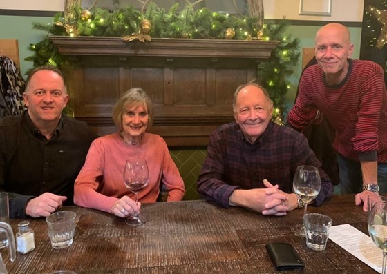 Mum, Dad, Martin and Andy, Christmas 2019