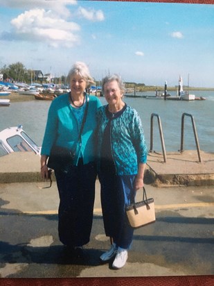 Sue & Julie at Orford, Suffolk , 2014