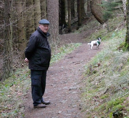 Jeff enjoying walk