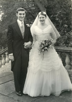 Bill and Val Wedding, 1957