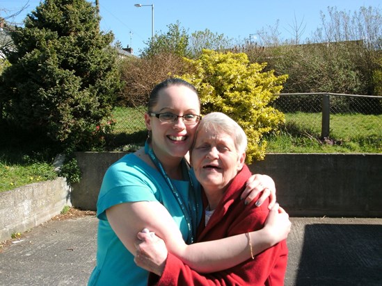 me and my mum. Belfast April 11
