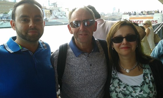 Dads 70th birthday trip to London with Emma and Ian x