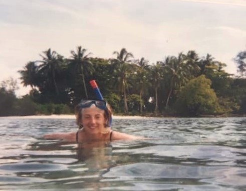 Snorkelling in the Solomons, 1995 (not 1993!)