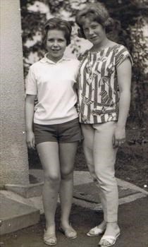 Torquay 1962 with Janice