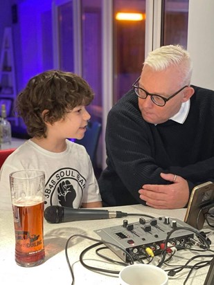 “When I grow up I want to DJ like you” ❤️ Alfie & Mike April 2021