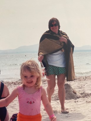 Godmother Suzie & Goddaughter Rebecca enjoying a holiday ❤️