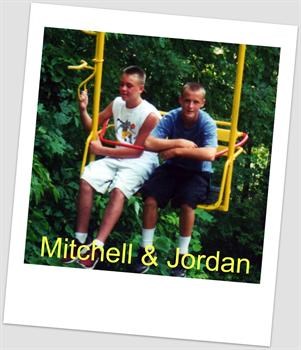 Mitchell & Jordan, sky lift in Kentucky,  getting quite handsome aren't I?